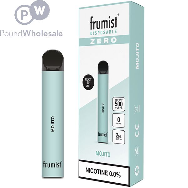 Wholesale Frumist Zero Disposable Vape Pod Mojito 0mg | Pound Wholesale