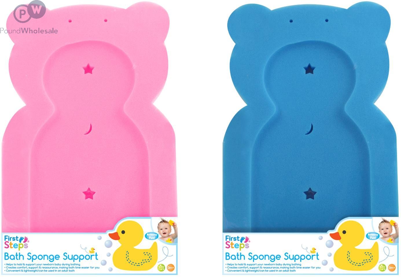 Wholesale First Steps Bath Sponge Supports Assorted Pound