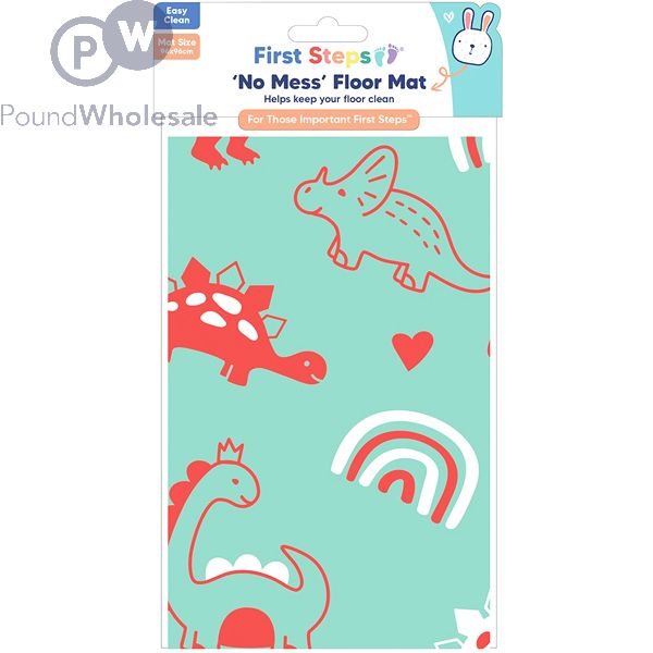 First Steps No Mess Baby Floor Mat 96cm X 96cm