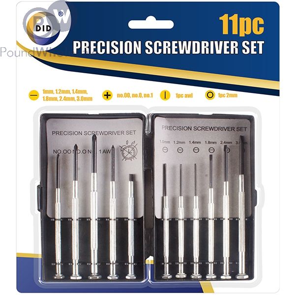 DID Precision Screwdriver Set 11pc