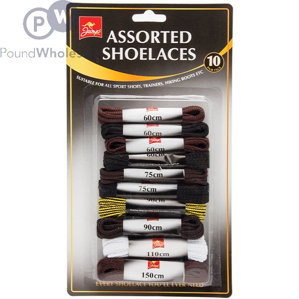 Shoelaces in bulk store