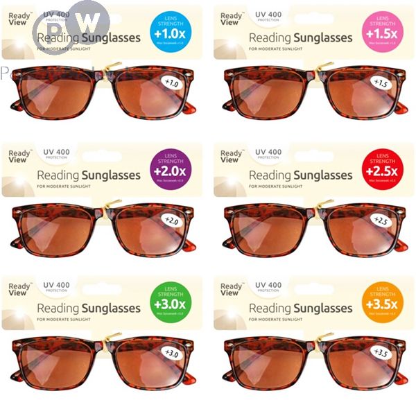 Wholesale Ready View Uv 400 Tortoise Shell Reading Sunglasses Assorted Pound Wholesale