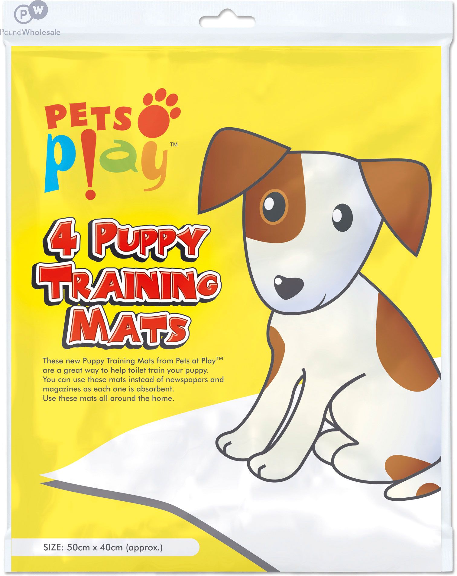 Wholesale Pets Play Puppy Training Mats 50cm X 40cm Pack Pound
