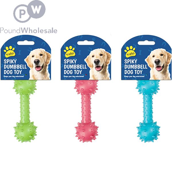 Rubber dumbbell dog toy store