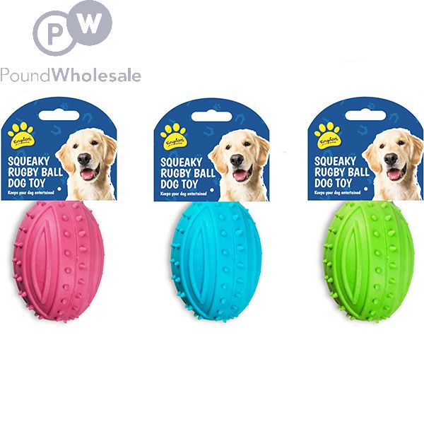 Dog rugby ball hotsell toy