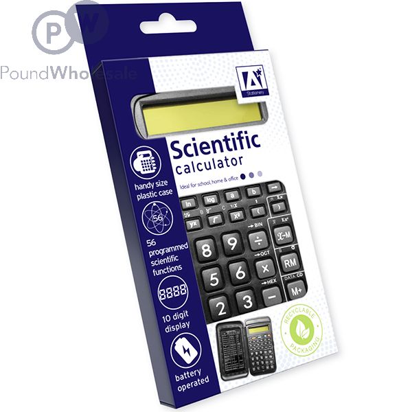 Handy Pocket Calculator – 8 Digit Display, Black, Basic Function, School/Office