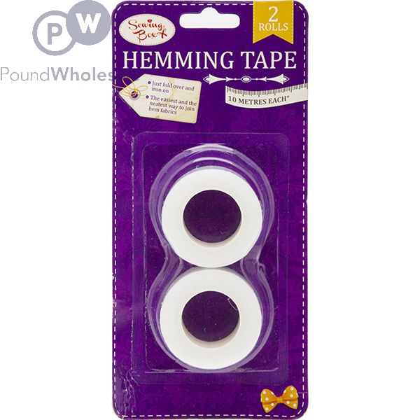 Sewing Box Hemming Tape Rolls 10m 2 Pack
