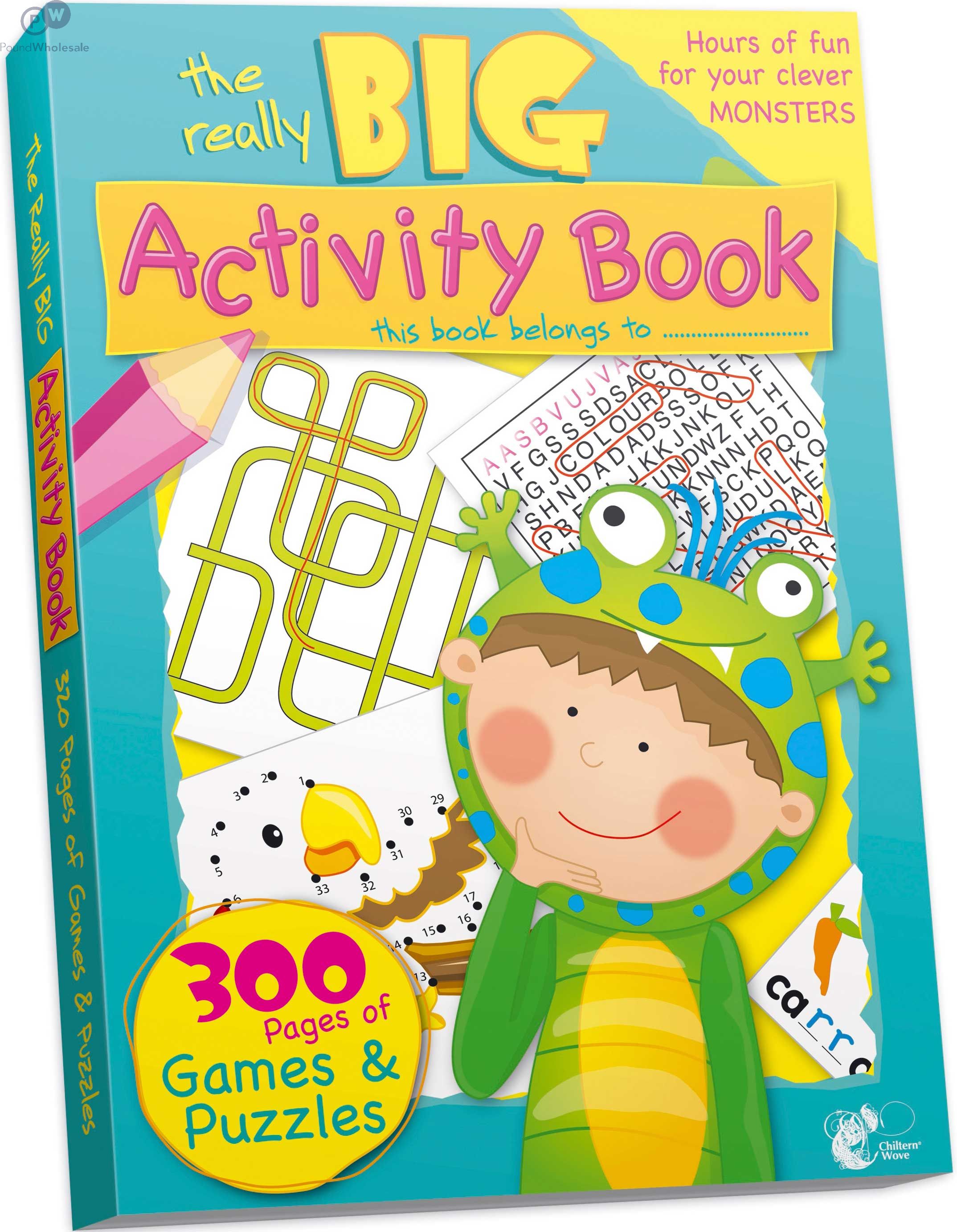 Wholesale Activity Book 140 Pages ( No Vat) | Pound Wholesale