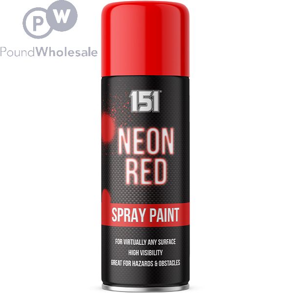 151 NEON RED SPRAY PAINT 400ML