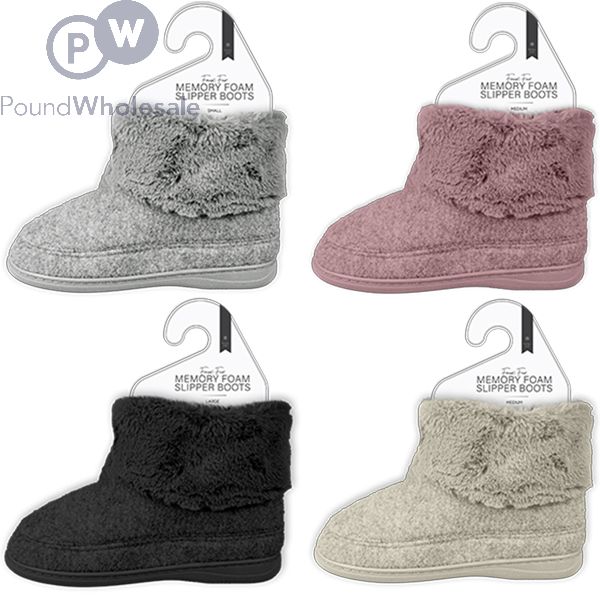 faux fur slipper boots uk