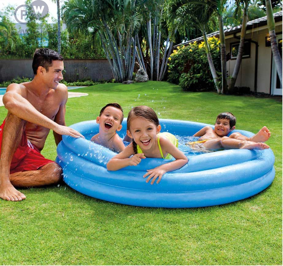 Intex Crystal Blue Intex Three Ring Pool Intex Crystal Inflatable
