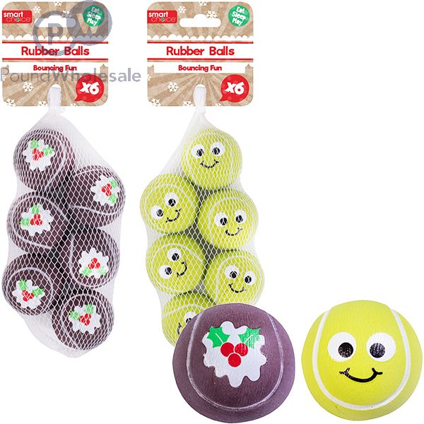 Bouncing ball dog toy top