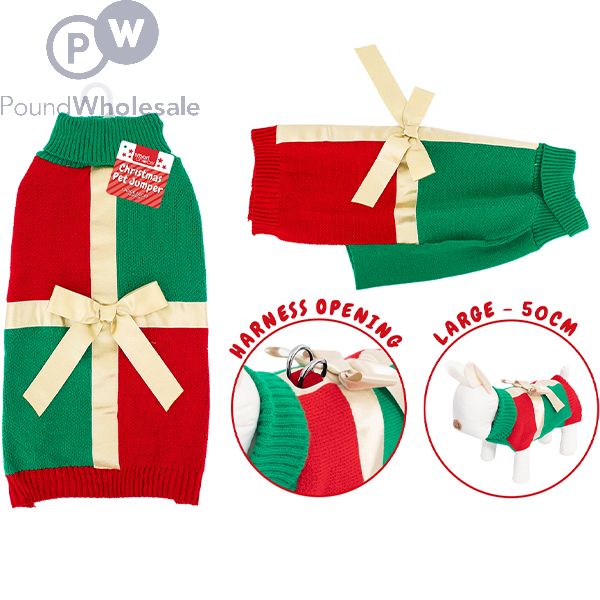 Wholesale Smart Choice Christmas Present Dog Jumper Large 50cm