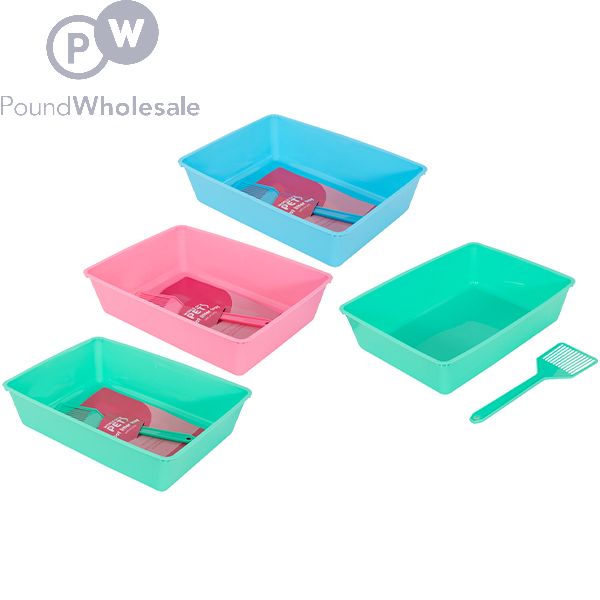 wcgfoever 3 Pack Cat Litter Box Pee Splash Guard for Open Top Cat Litter Bo The Purrfect Litter Box for 3-Legged Cats - Tripawds Gear