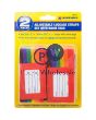 MARKSMAN ADJUSTABLE LUGGAGE STRAPS SET WITH NAME TAGS 2PC