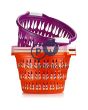 ROUNDED CLOTHES BASKET ASSORTED COLOURS