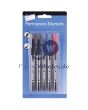 5pc PERMANENT MARKERS ASSORTED COLS