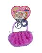 FLUFFY HANDBAG WITH BEAUTY ACCESSORIES