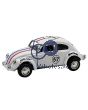 DIE CAST ALLOY SUPERBUG PULL-BACK CAR WHITE