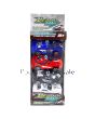 PULL-BACK POLICE CARS 4PC