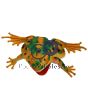 LARGE FROGS WITH SQUEAKER ORANGE/GREEN