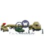FRICTION MILITARY TRUCK WITH TANK, ARMOURED VEHICLE & SOLDIERS UNBOXED