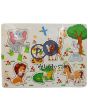 JUNGLE ANIMALS WOODEN PUZZLE