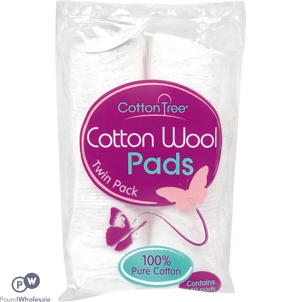 600 Cotton Tree Cotton Wool Balls 3 Packs of 200