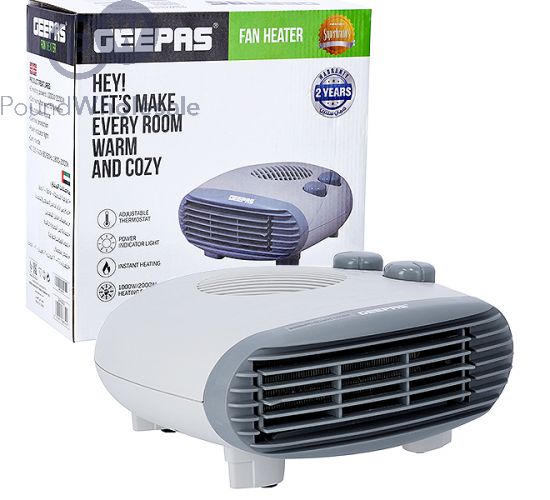 Wholesale Geepas 2000w Portable Flat Fan Heater Pound Wholesale
