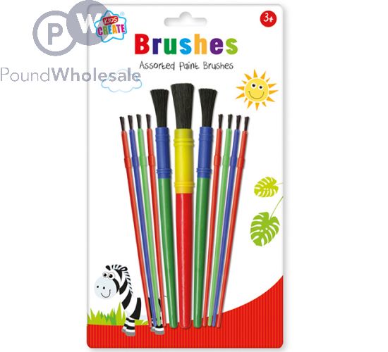 Wholesale Kids Create Paint Brushes Assorted Pound Wholesale