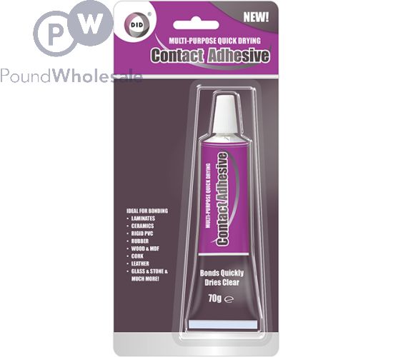 Wholesale Did Multipurpose Quick Drying Contact Adhesive 70g Pound