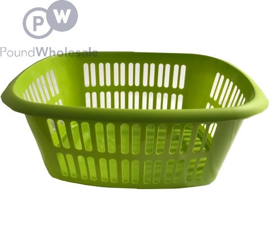 laundry basket green