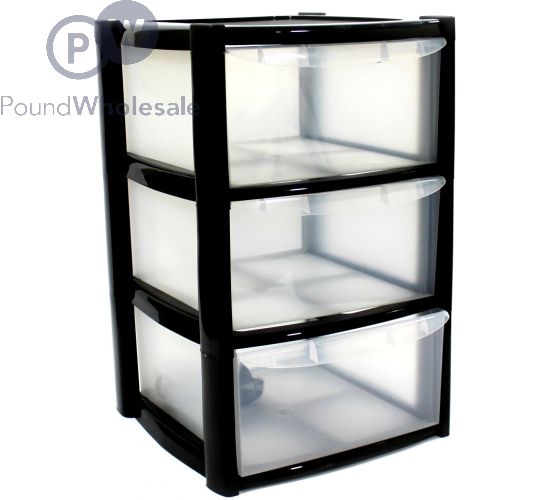 Whole Large 3 Drawer Tower With Feet And Wheels Black Pound Whole Large 3 Drawer Tower With, 3 Drawer Storage Unit With Wheels