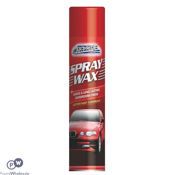 CAR PRIDE SPRAY WAX 300ML