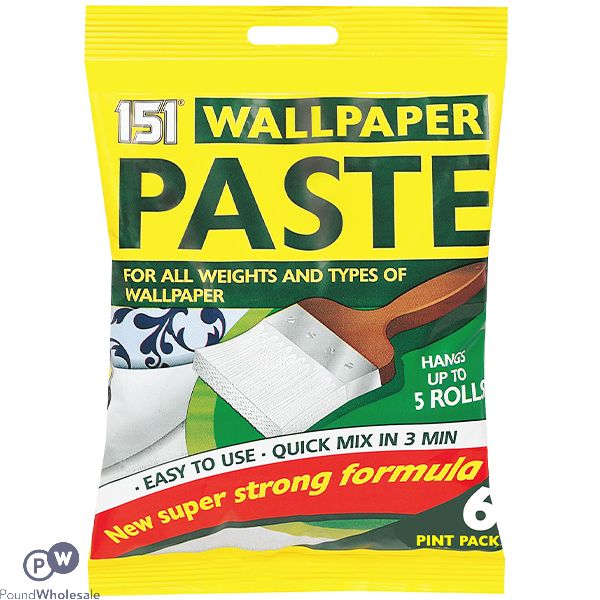 151 WALLPAPER PASTE 6 PINT PACK