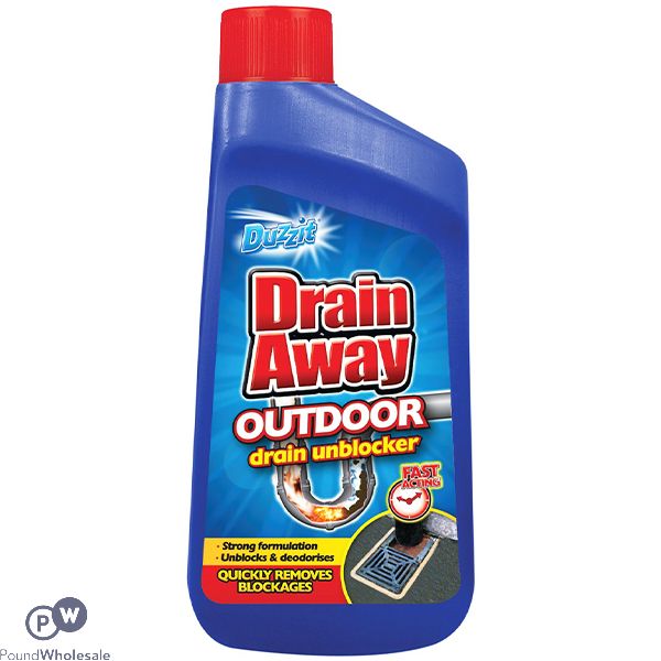 DUZZIT DRAIN AWAY OUTDOOR DRAIN UNBLOCKER 400ML