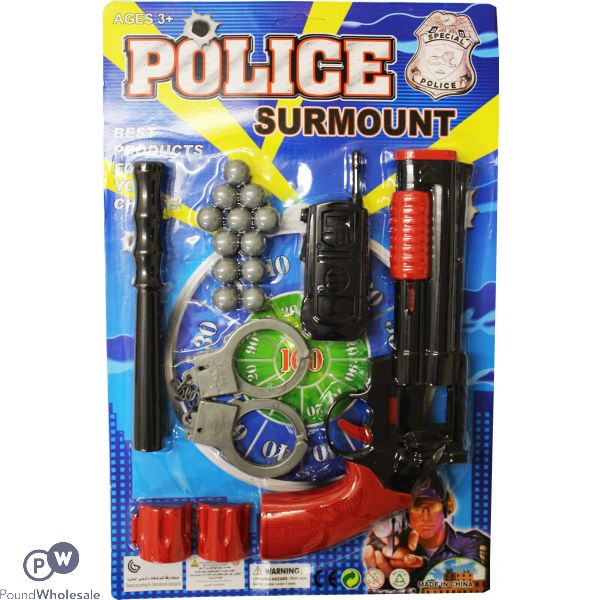 Police Play Gun Set