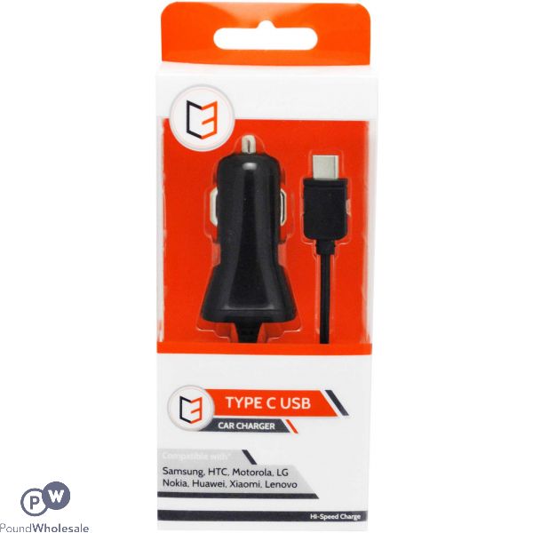 Vibe Type C 1amp Usb Car Charger