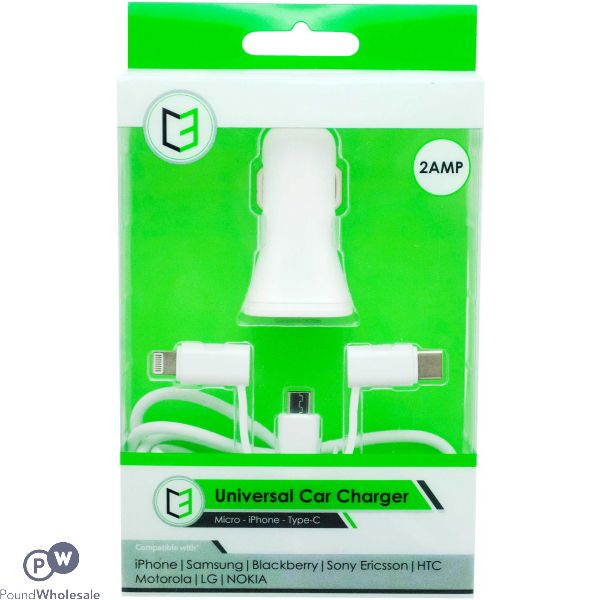 Vibe 2amp Universal Car Charger