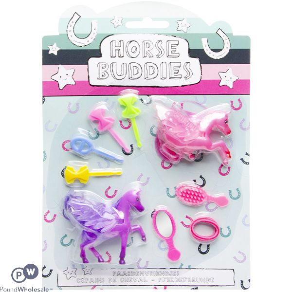 Horse Buddies Beauty Play Set 9pc