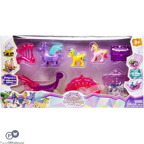 Magical Unicorn Play Set 8pc