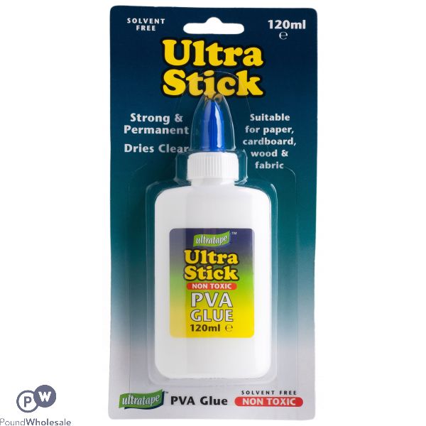 Ultratape Ultra Stick Non Toxic Pva Glue 120ml