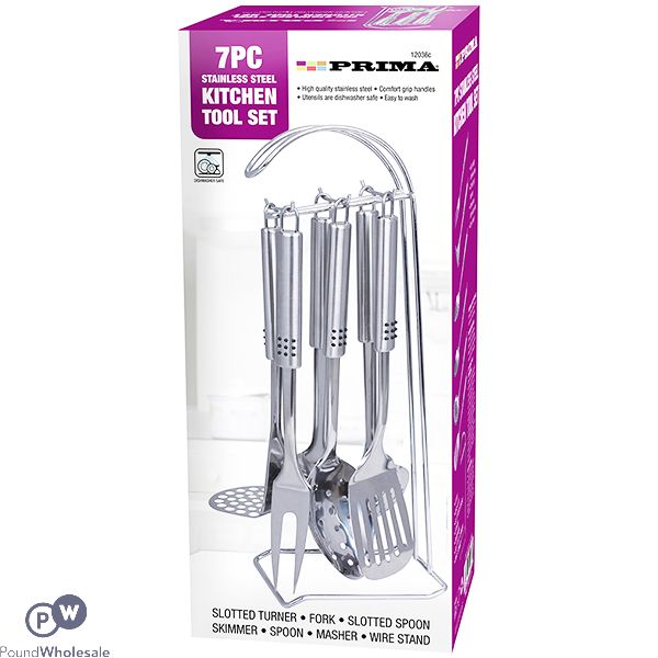 Prima Stainless Steel Kitchen Tool Set 7pc