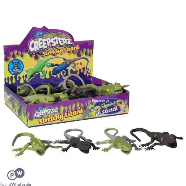 Creepsterz Stretchy Lizard Assorted CDU
