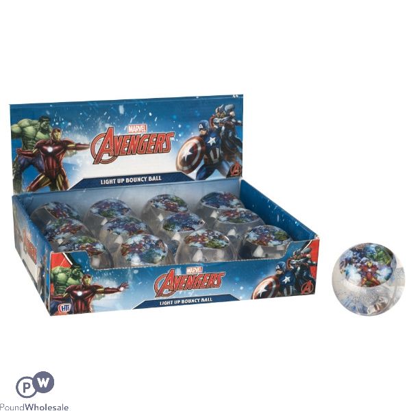 Marvel Avengers Light Up Bouncy Ball Cdu