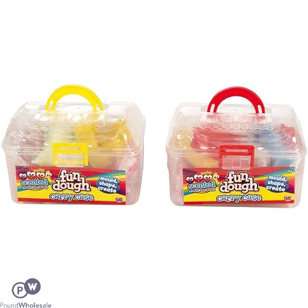 Fun Dough Scented Dough Carry Case Assorted Colours