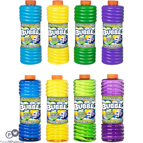Bubblez Bubble Solution 1l Assorted