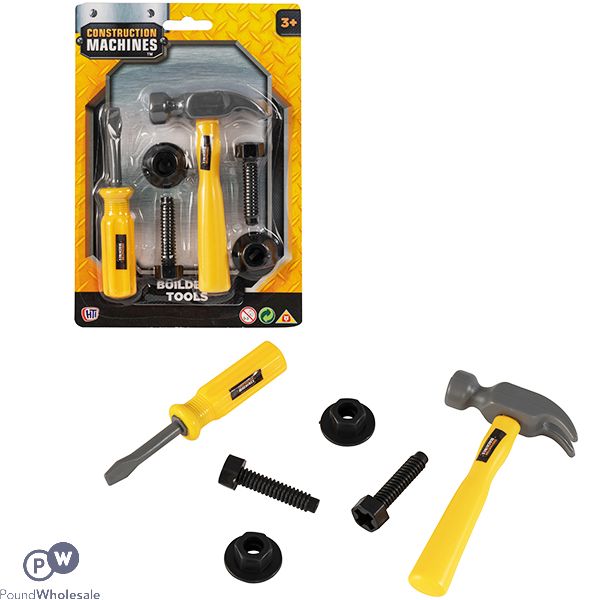 CONSTRUCTION MACHINES BUILDERS TOOLS SET 6PC