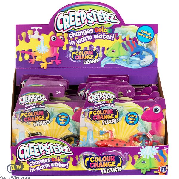 Creepsterz Colour-Changing Lizard CDU Assorted Colours