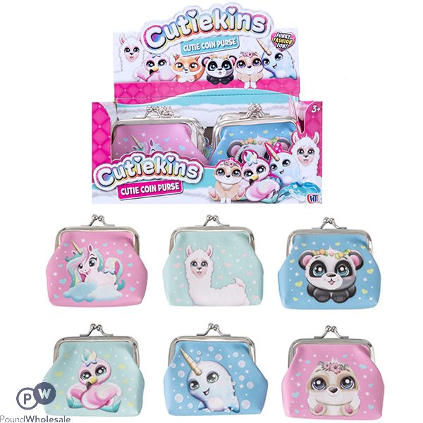 Cutiekins Cutie Coin Purse CDU Assorted